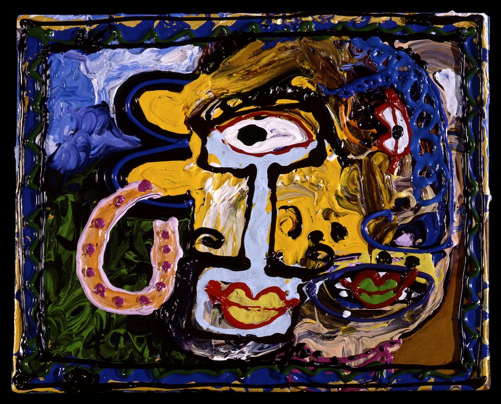 boy with a kiss in his eye 1991